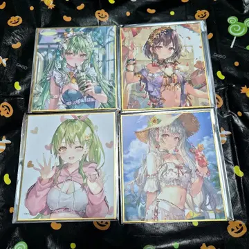 신그림축제 트레이딩 미니 색지 모모코