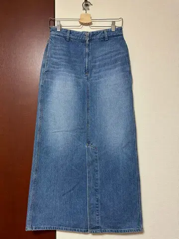 맥피(MACPHEE) 데님 롱 스커트