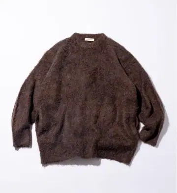 FREAK'S STORE 샤기 니트 크루넥 풀오버