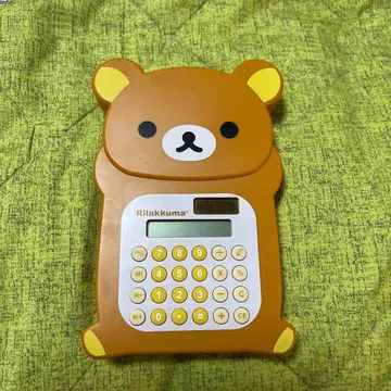 리락쿠마 곰 모양 계산기 (중고품)
