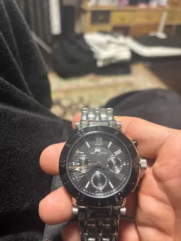 Schwarz 크로노그래프 블랙 시계