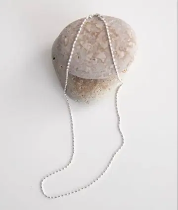 [ VACANCY ] silver925 볼 체인 목걸이