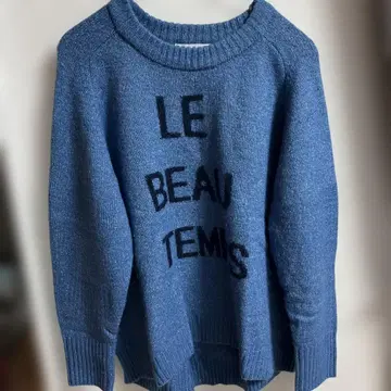 베이크루즈 심플리시떼 로고 니트