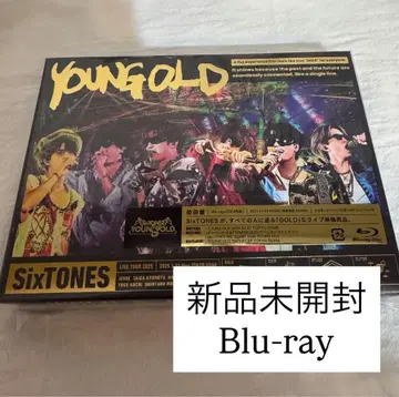 SixTONES YOUNG GOLD Blu-ray 미개봉 새상품