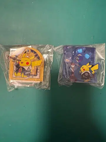 포켓몬 천문대 콜라보 한정판 아크릴 클립 2개 세트 별하늘 피카츄