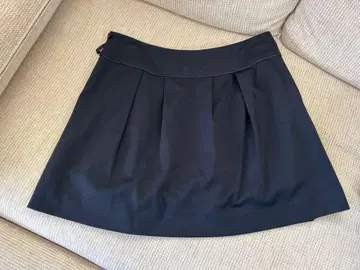 MARY QUANT 블랙 플레어 스커트 S