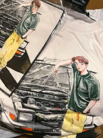 [ 새상품 ] 아베일 이니셜D 25주년 셔츠