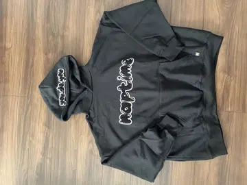 냅 타임 후드티 M 사이즈 블랙