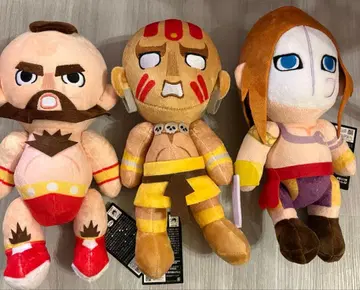 스트리트 파이터 2 봉제 인형 3개 세트