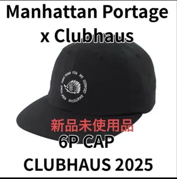 Manhattan Portage x Clubhaus 6P CAP 블랙