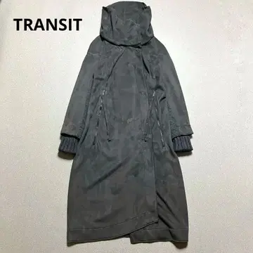 TRANSIT PAR-SUCH 코트 스탠드 카라 트랜짓 파서치