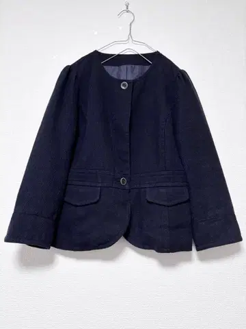 [배송비 포함] nombre impair 린넨 노카라 자켓