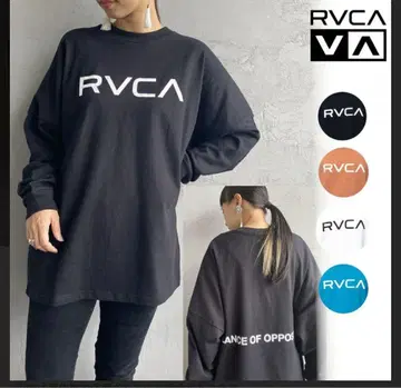 RVCA 긴팔 티셔츠 블랙