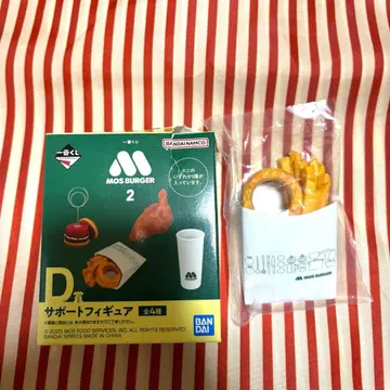 제일복권 모스버거 2 D상 서포트 피규어 오니포테 스탬프 스탠드