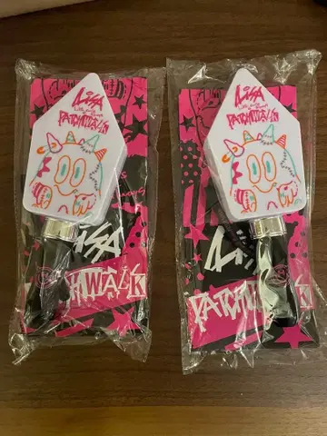 LiSA PATCH WALK 응원봉 2개 세트 패치워크