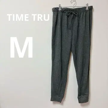 레어 TIME TRU [ M ] 그레이 조거 팬츠 스포츠 맨투맨