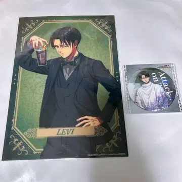 진격의 거인 리바이 캔뱃지 비주얼 시트