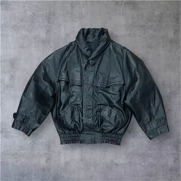 PASHU SHIN HOSOKAWA 숄카라 가죽 자켓 블랙