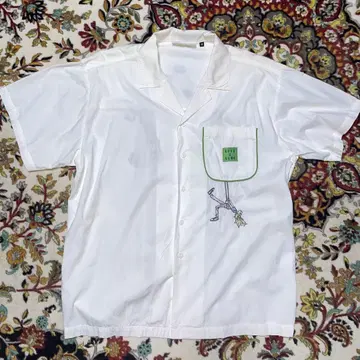 LEFT ALONE 반팔 셔츠 M 사이즈 화이트