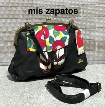 mis zapatos 미스사파토 가마구치 3way 숄더백 기모노 꽃무늬