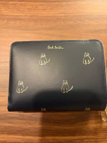 폴스미스 새상품 캣 두들 접이식 지갑