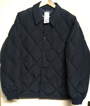 유니클로 퍼프 테크 퀼팅 자켓 블랙 XXL