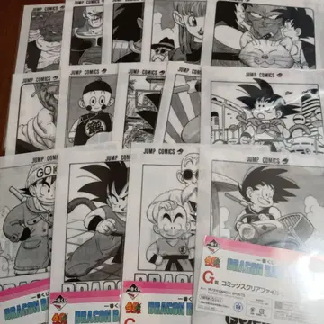 제일복권 드래곤볼 G상 코믹스 클리어 파일 세트 14점
