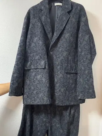 프릭스스토어 페이즐리 빅 실루엣 코듀로이 셋업