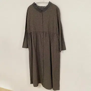 사만사 모스모스 깅엄 체크 원피스 SM2 samansa mos2