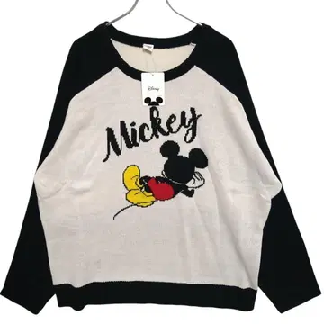 [택 포함 미키] 디즈니 Disney 니트 스웨터