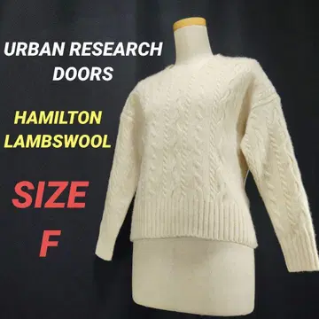 어반 리서치 도어스 케이블 니트 스웨터 여성용 해밀턴 울