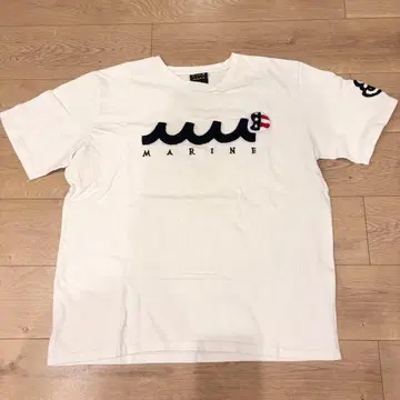muta MARINE XXL 화이트 T셔츠