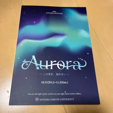 아오야마제 팜플렛