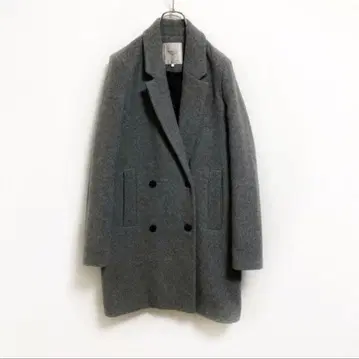 [ 가격 인하 ] ZARA 더블 오버 사이즈 체스터 코트 여성용 XS