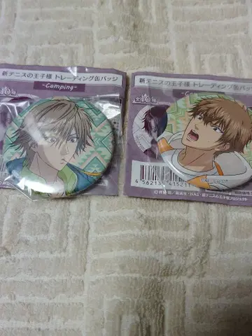 테니스의 왕자님 트레이딩 캔뱃지 시로이시 쿠라노스케/오시타리 켄야