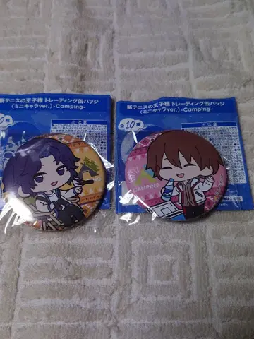 테니스의 왕자님 트레이딩 캔뱃지 후지 슈스케/유키무라 세이이치