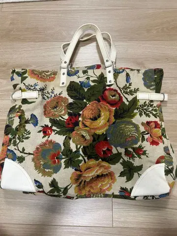 꽃무늬 토트백