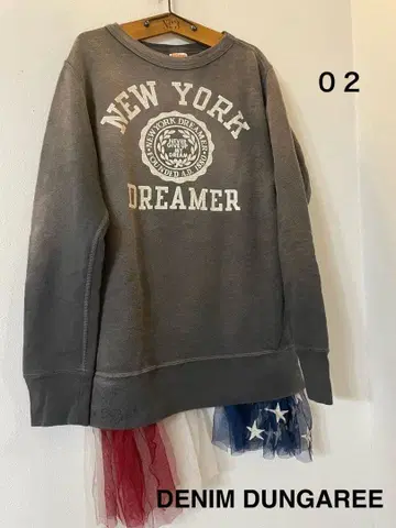 DENIM&DUNGAREE 레이스 맨투맨 02