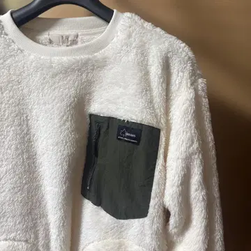 플리스 자켓 L 화이트