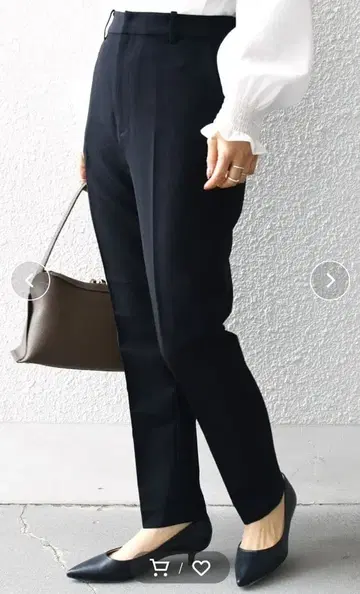 SHIPS me 슬림 슬랙스 블랙 XS