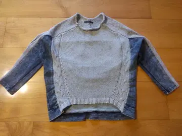 폴린 브로의 새상품 데미지 디자인 스웨터