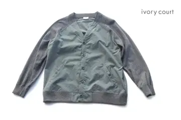 ivory court 아이보리 코트 V넥 가디건 L 바이컬러