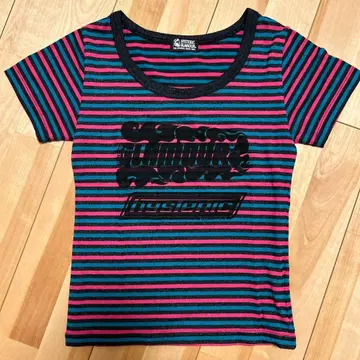 HYSTERIC GLAMOUR 스트라이프 반팔 T셔츠