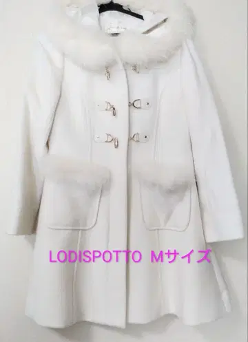 LODISPOTTO 화이트 더플 코트 M 사이즈