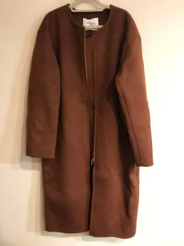 URBAN RESEARCH DOORS 롱 코트 레드 브라운