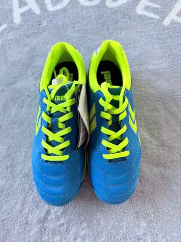 hummel 트레이닝 슈즈 22.0 cm 파랑/노랑 키즈 축구화