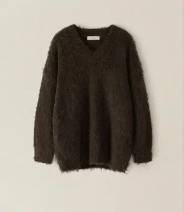 OHOTORO Brushed V knit Brown