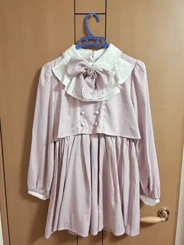 양산형 지뢰계 미니 스커트 원피스