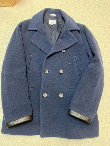 BEAUTY&YOUTH 네이비 피 코트 L 사이즈