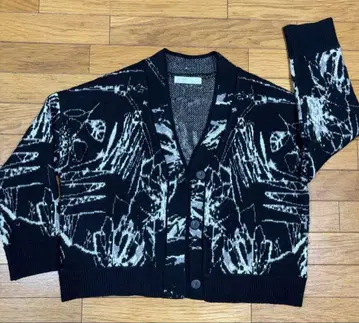 아네모네 겉옷 두꺼운 원단 가디건 니트